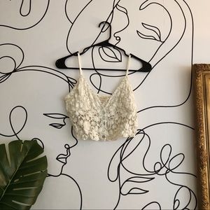 Urban Outfitters Lacy Crop Top